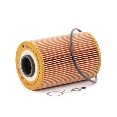 Image of 5004282 Oil Filter BOSCH 1 457 429 755 with gaskets/seals Insert BMW: 7, 6 Coupe, 5 Saloon