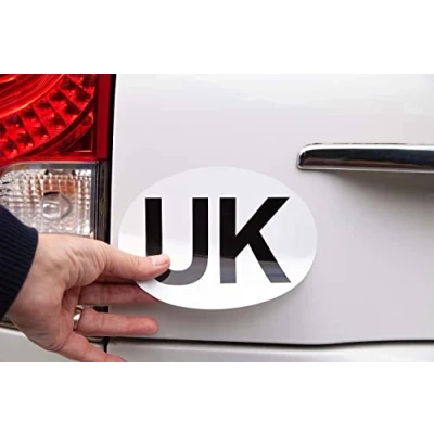 Image of Summit CP 7 Self Adhesive UK Country Plate For Driving In Europe