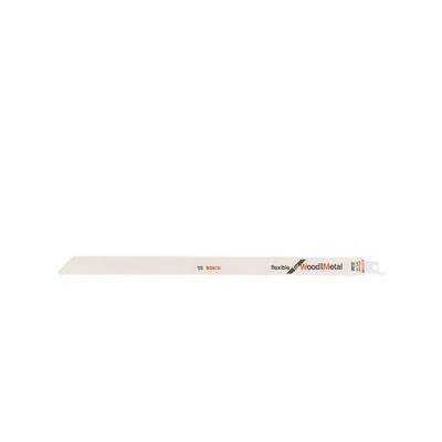 Image of Bosch Professional 5 pieces sabre saw Blade S 1222 VF Flexible for Wood and Metal (Length 300 mm, accessories)