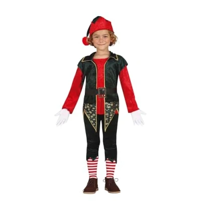 Image of GUIRMA Boys Elf Costume Kids 10 12 Years