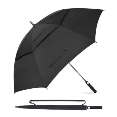 Image of Victoper Golf Umbrella Windproof Large 62 Inch, Oversized Double Vented Canopy Strong Automatic Open Outdoor Big Sun Protection Rain Umbrellas for 2 3 Men