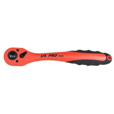 Image of 1/2&quot; Drive Curved Quick Release Reversible Ratchet Socket Driver U S Pro