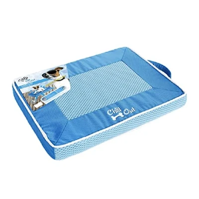 Image of ALL FOR PAWS Chill Out Fresh Breeze Dog Mat, Medium, 5.096 kg, blue