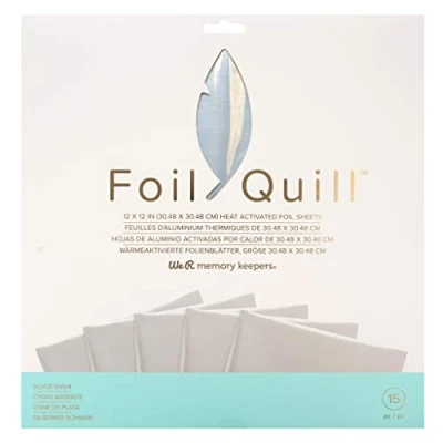 Image of We R Memory Keepers QUILL FOIL Pack SILVR, Silver Swan, One Size