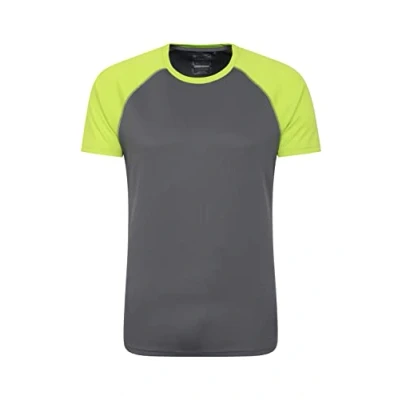 Image of Mountain Warehouse Endurance Mens T Shirt Breathable Tee, UPF50 Protection, Lightweight Shirt, Comfortable &amp; Quick Drying Top for Gym, Travelling, Running Lime Punch M