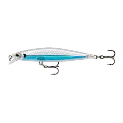 Image of Rapala Shadow Rap Lure with Two No. 8 Hooks, 0.7 m Swimming Depth, 7 cm Size, Albino Shiner