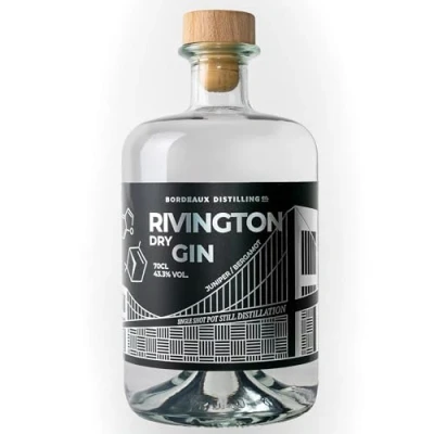 Image of Bordeaux Distilling Co. Rivington Dry Traditional London Gin with Botanicals 43.3%, 70cl