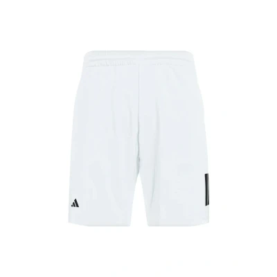Image of adidas Male Club Tennis Climacool 3 Stripes Shorts XS 7 inch White