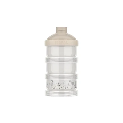Image of Mepal Milk Powder Tower Mio Little Dutch, Airtight Seal, Including Dispenser Top, for Multi use Storage and Dispensing Formula, Stack as Many You Need, 360 ml, Goose