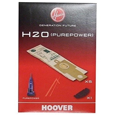 Image of Hoover Genuine H20 Purepower Upright Replacement Bags plus 1 Filters