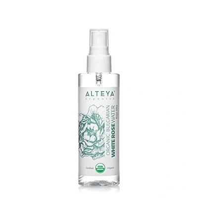 Image of Alteya Organic White Rose Water Spray 100ml Pure Rosa Alba Hydrolat No Artificial Ingredients USDA Certified Best for Sensitive Skin Face Toner, Condition Hair &amp; Scalp