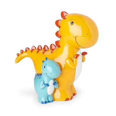 Image of Mousehouse Gifts Adorable Dinosaur Money Box/Piggy Bank for Girl/Boy/Children (Mother and Baby T Rex)