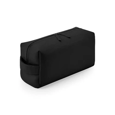Image of BagBase BG337 Matte PU Shoe/Accessory Bag Unisex Styling Perfect for School, Travel &amp; Daily Essentials Black