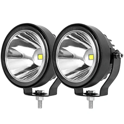 Image of SUFEMOTEC LED Spot 4x4 Offroad Work Lights 4 Inch 60W Waterproof Additional Driving Bumper Fit for 12V 24V Car Truck UTV ATV Boat Motorcycles Fog