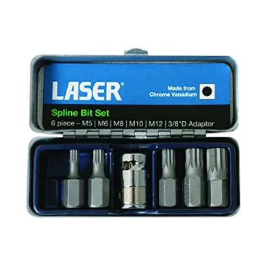 Image of Laser 0592 Spline Bit Set 6pc