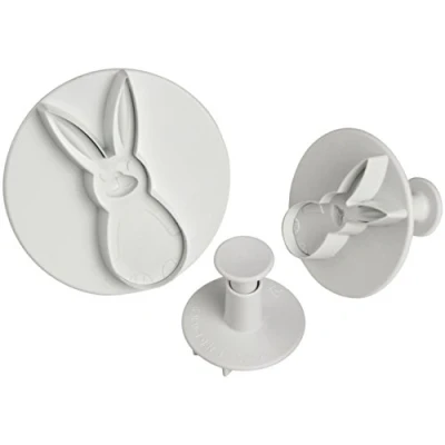 Image of PME RA498 Rabbit Plunger Cutters, Small, Medium, Large Sizes, Set of 3 White