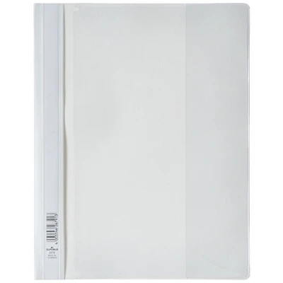 Image of Duraplus Report Folder Extra Wide A4 White (Pack 25) 257902 Durable
