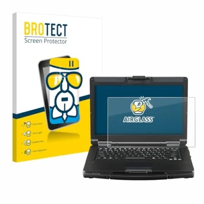 Image of brotect Glass Screen Protector Film compatible with Panasonic Toughbook FZ 55 Touch Foil 9H Protection [Scratch Resistant, High Clarity]