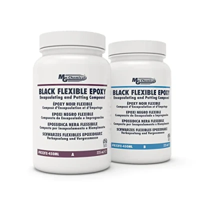 Image of MG Chemicals Flexible Black Epoxy Encapsulating and Potting Compound, 450mL, 2 Part Kit