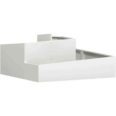 Image of vidaXL Pots &amp; Planters White Plastic Medium Decorative Inlays