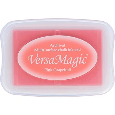Image of Tsukineko VG000074 Versamagic Chalk Finish Ink Pad Pink Grapefruit