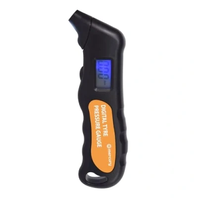 Image of Mercury Versatile Digital Tire pressure gauge for Accurate Readings, Easy Visibility, Durable Construction Car, motorcycle and Bike tyre
