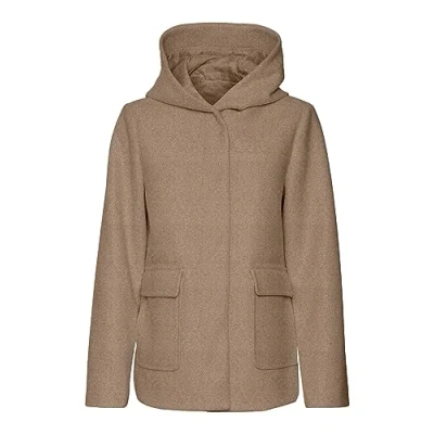 Image of Vero Moda Women&#039;s Vmpopsia Ga Boos Jacket, Silver Mink/Details: Mix, S