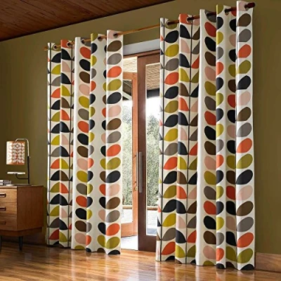 Image of Orla Kiely Multi Stem Eyelet Curtains 90x54&quot;/229x137cm