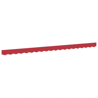 Image of vidaXL Awning Valance for 4.5 m Frame Red 4.3x0.2