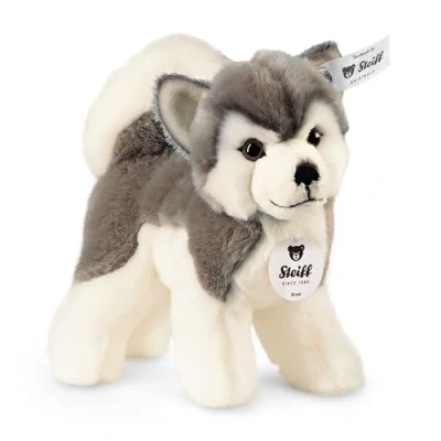 Image of Steiff Bernie Husky (Grey/ White), 17 cm