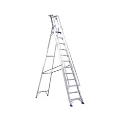 Image of Aluminium 10 Steps Ladder With Platform 377860