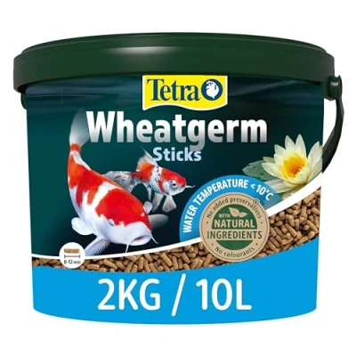 Image of Tetra Wheatgerm Pond Fish Food Sticks 2kg for cold weather feeding