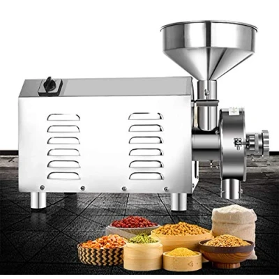 Image of CGOLDENWALL Commercial Spice Grinder Herb Electric Grain Mill Industrial Grinding Machine Dry Pulverizer for Spices Coffee Beans Corn Chinese Herbs (3kw, Capacity 40 100kg/h)