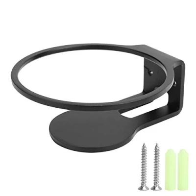 Image of ciciglow Wall Mount for HomePod Mini,Aluminum Alloy Made Stand Holder Space Saving Smart Home Speaker Bracket Durable and Easy Operation(black)