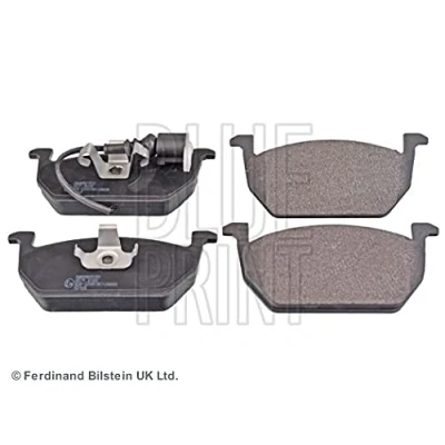 Image of 5Q0698151C Brake pad set BLUE PRINT ADV184227 Front Axle incl. wear warning contact with piston clip AUDI: A3 Sportback, Saloon, Hatchback