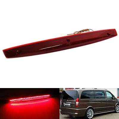 Image of Red Lens LED Rear High Level Centre Third Brake Stop Light For 2003 2014 MB Vito Viano V Class W639