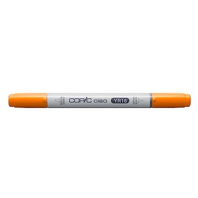 Image of COPIC Ciao Coloured Marker Pen (YR 16) Apricot, For Art &amp; Crafts, Colouring, Graphics, Highlighter, Design, Anime, Professional Beginners, Supplies Colouring Books