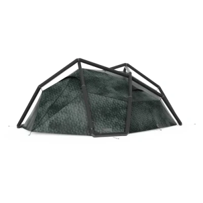 Image of HEIMPLANET Original Backdoor V2, 4 Person Tent Inflatable Camping Outer and Floor 5000mm No Poles Required Supports 1% for The Planet (Cairo Camo)