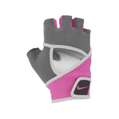Image of Nike Womens/Ladies Gym Premium Sport Fingerless Gloves (Pewter/Pinksicle) Grey Size Small