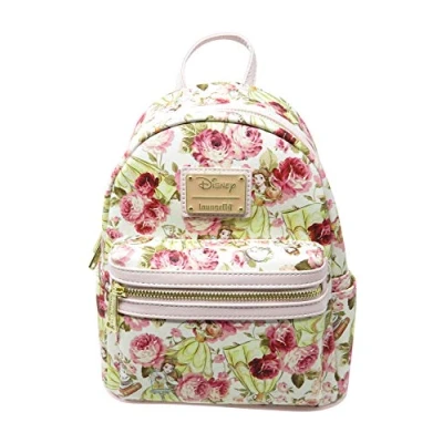 Image of Disney Beauty and the Beast Floral Mini Backpack