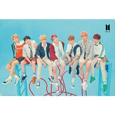 Image of BTS Group Blue 61 x 91.5cm Maxi Poster