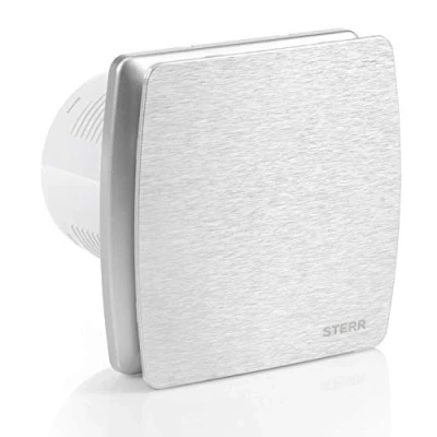 Image of STERR Silver Quiet Bathroom Fan 100 mm / 4&quot; LFS100 QS