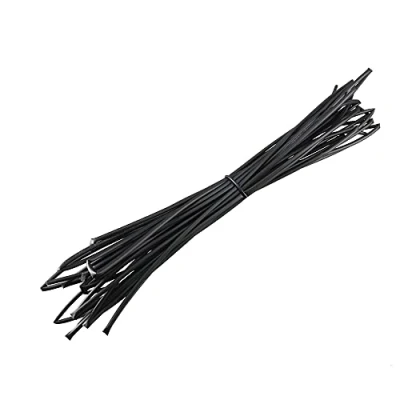 Image of sourcing map 1mm Inner Dia Black Heat Shrinkable Tube Shrink Tubing 6M 19.7ft