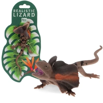 Image of Realistic Frill necked Lizard Toy