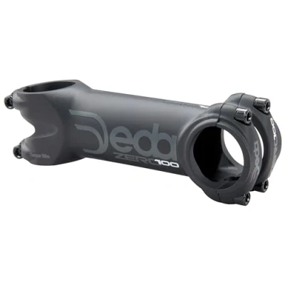 Image of Deda Elementi Unisex&#039;s Zero100 Stem, Black on Black, 110mm