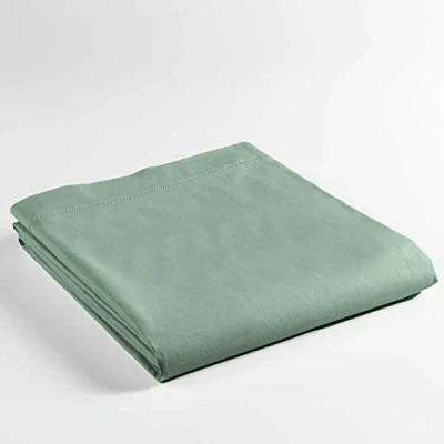 Image of douceur d&#039;intérieur, Flat Sheet 180 x 290 cm Lina Sage 100% Cotton