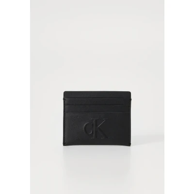 Image of Calvin Klein Jeans Sculpted Cardcase Unisex Wallet, Size: One Size, Black