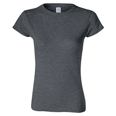 Image of Gildan Ladies Soft Style Short Sleeve T Shirt (M) (Dark Heather)
