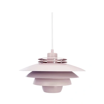 Image of Dyberg Larsen hanging light Ejka mini, pink, Ø 30 cm, metal