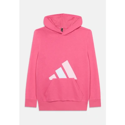 Image of adidas Unisex Kids ESSENTIALS BIG LOGO HOODIE, pink fusion/clear pink/white, 13 14 Years